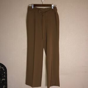 Chico's Preppy Academia Professional Flatters Slims Lengthens Trousers Small